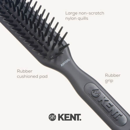 แปรงหวีผม KENT รุ่น AH10G – AIRHEDZ หัวแคบ ซี่ใหญ่ สำหรับผมหนา_4