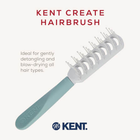 หวีแปรง KENT KCR1 VENTED HAIRBRUSH แปรงจัดแต่งทรงผม  ลดผมชี้ฟู จากอังกฤษ_4