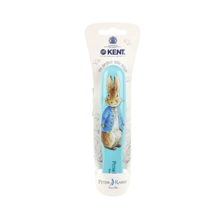 แปรงหวีผม KENT X PETER RABBIT™ ขนาดพกพา ลายกระต่าย สีฟ้า_4