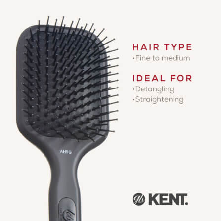 แปรงหวีผม KENT รุ่น AH9G – AIRHEDZ ขนาดกลาง ซี่ถี่ ปลายบอล_5
