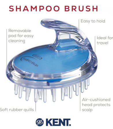 แปรงสระผม KENT SHAMPOO AND SCALP MASSAGE BRUSH สีฟ้า_6