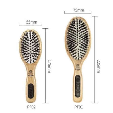แปรงหวีผมไม้แท้ ขนาดเล็ก KENT รุ่น PF02 PERFECT FOR SMOOTHING