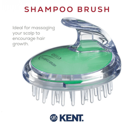 แปรงสระผม KENT SHAMPOO AND SCALP MASSAGE BRUSH สีเขียว_8