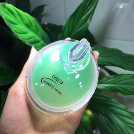 แปรงสระผม KENT SHAMPOO AND SCALP MASSAGE BRUSH สีเขียว_11