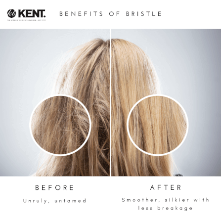 แปรงหวีผมไม้แท้ ขนาดเล็ก KENT รุ่น PF02 PERFECT FOR SMOOTHING