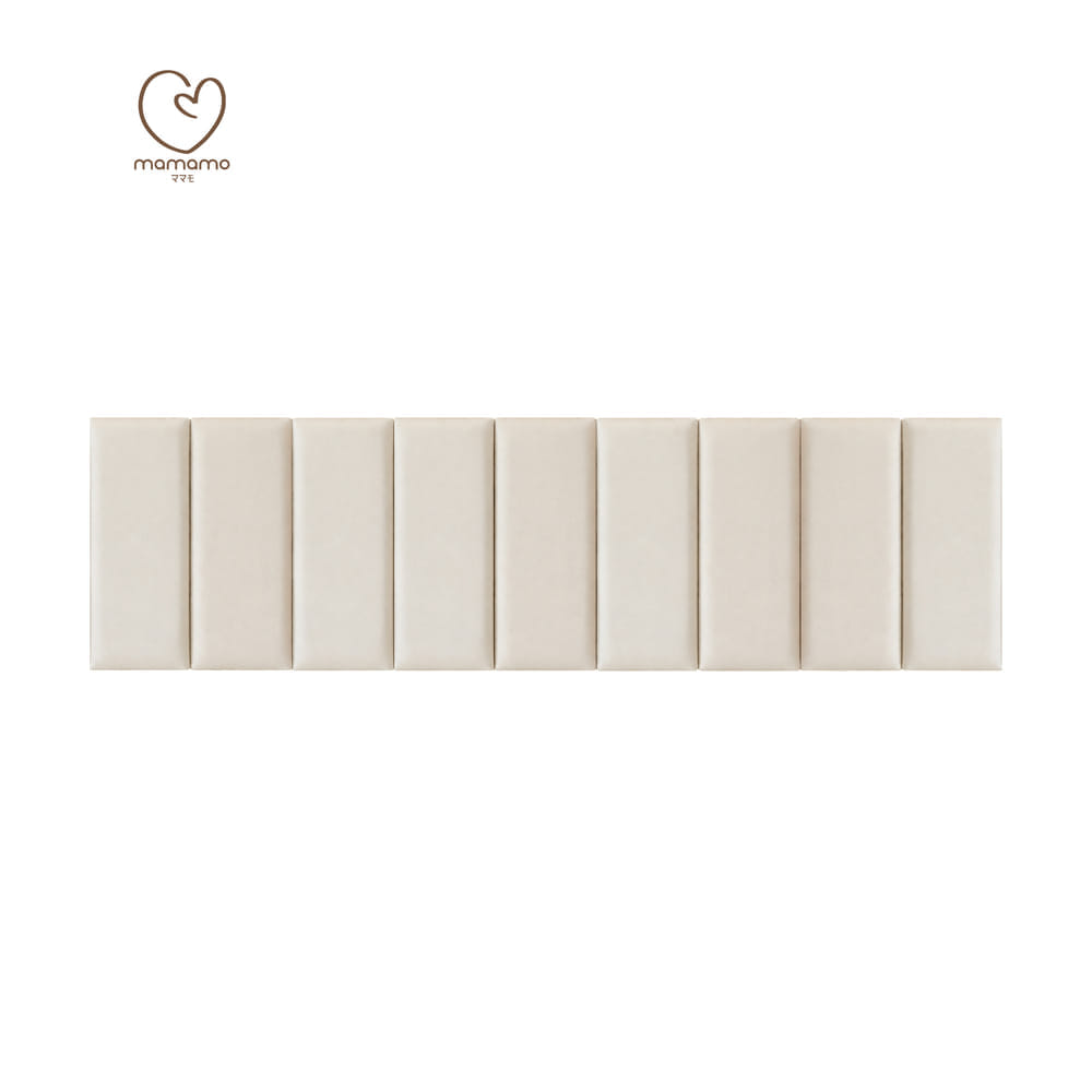 แผ่นกันกระแทกผนัง MAMAMO เซต 9 แผ่น สี BEIGE WALL CUSHION เกรดพรีเมี่ยม หนา 3 CM. รองรับแรงกระแทก ปลอดภัยต่อลูกน้อย พร้อมส่ง_0