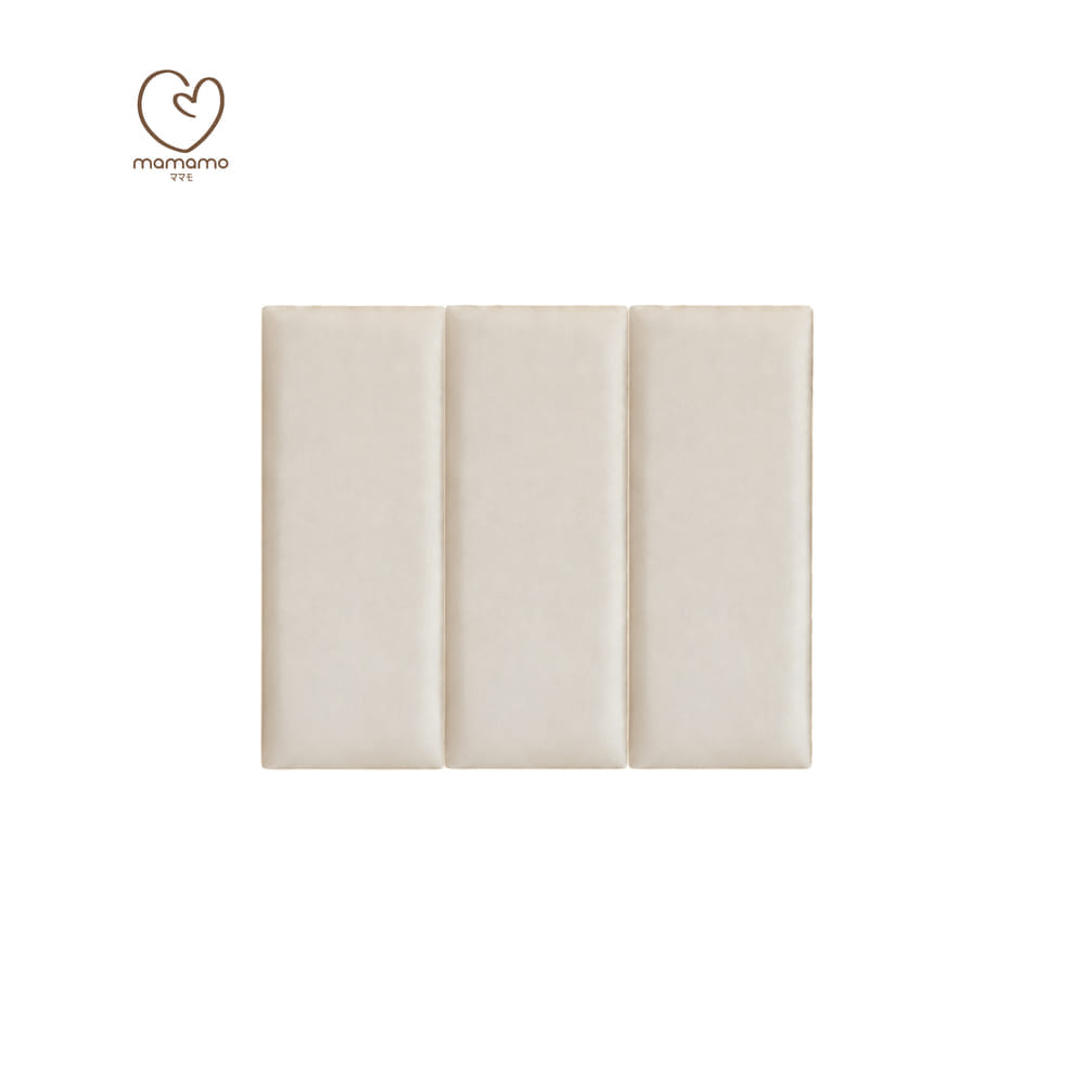 แผ่นกันกระแทกผนัง MAMAMO เซต 3 แผ่น สี BEIGE WALL CUSHION เกรดพรีเมี่ยม หนา 3 CM. รองรับแรงกระแทก ปลอดภัยต่อลูกน้อย พร้อมส่ง_10