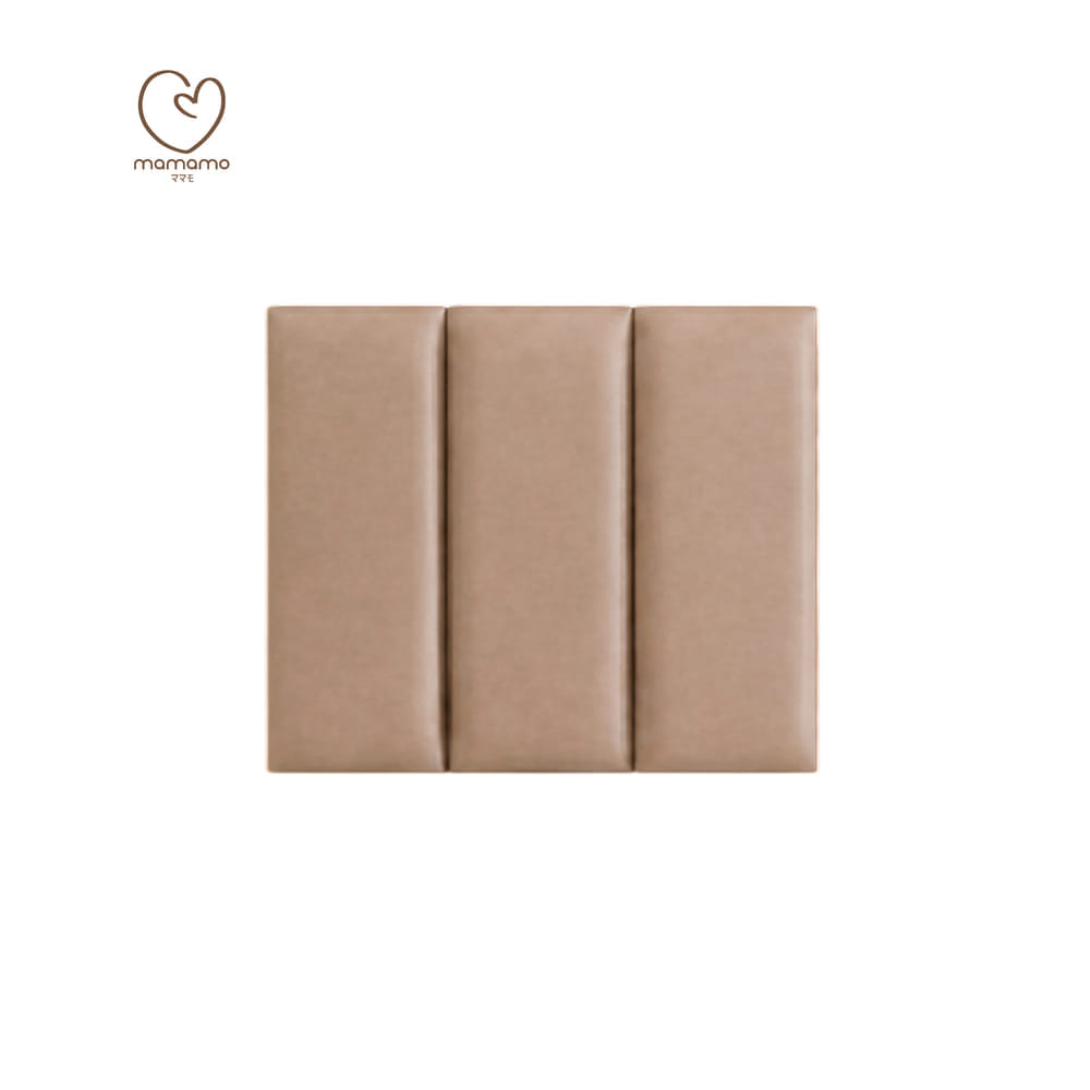 แผ่นกันกระแทกผนัง MAMAMO เซต 3 แผ่น สี ALMOND WALL CUSHION เกรดพรีเมี่ยม หนา 3 CM. รองรับแรงกระแทก ปลอดภัยต่อลูกน้อย พร้อมส่ง_10