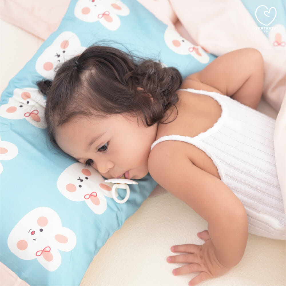 ปลอกหมอน MAMAMO ลาย BABY RABBIT ผ้า TENCEL ขนาด 30X50 CM. พร้อมส่ง_3