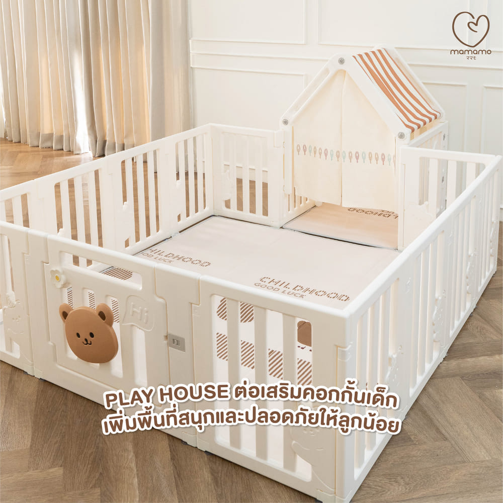 PLAY HOUSE MAMAMO วัสดุ PREMIUM HDPE อุปกรณ์เสริมคอกกั้นเด็ก เพิ่มพื้นที่ปลอดภัยให้ลูกน้อย_4