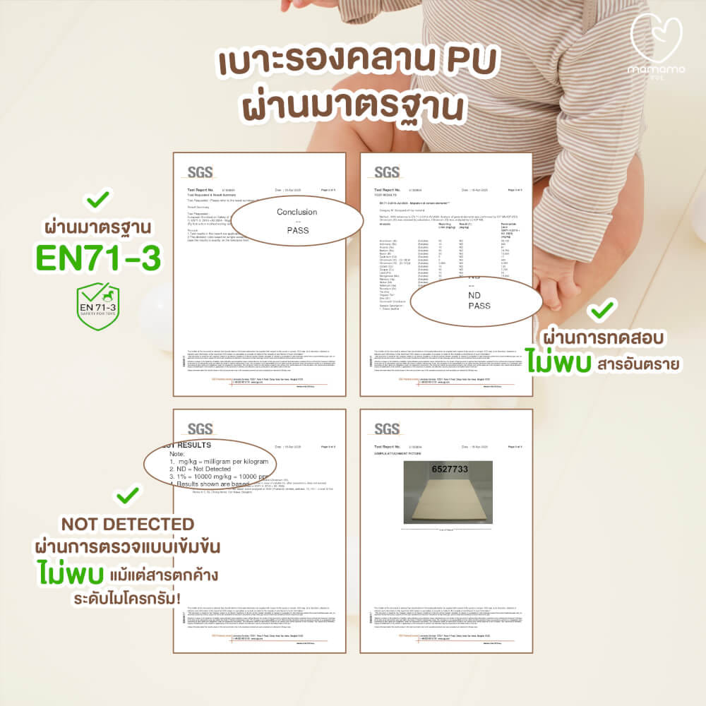 เบาะรองคลาน PU เล็ก MAMAMO วัสดุหนัง PU LEATHER สำหรับปูพื้น PLAY HOUSE เพิ่มความนุ่มและปลอดภัย_8