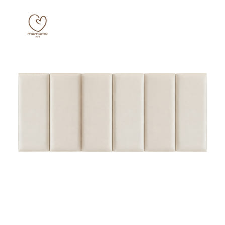 แผ่นกันกระแทกผนัง MAMAMO เซต 6 แผ่น สี BEIGE WALL CUSHION เกรดพรีเมี่ยม หนา 3 CM. รองรับแรงกระแทก ปลอดภัยต่อลูกน้อย พร้อมส่ง