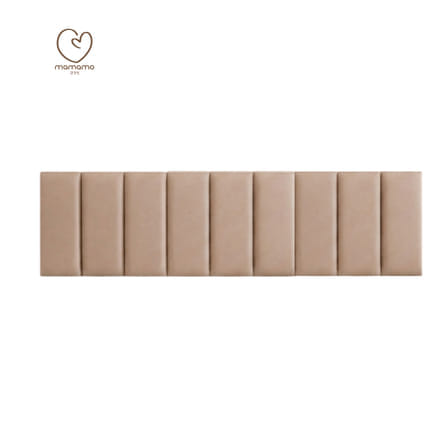 แผ่นกันกระแทกผนัง MAMAMO เซต 9 แผ่น สี ALMOND WALL CUSHION เกรดพรีเมี่ยม หนา 3 CM. รองรับแรงกระแทก ปลอดภัยต่อลูกน้อย พร้อมส่ง_0