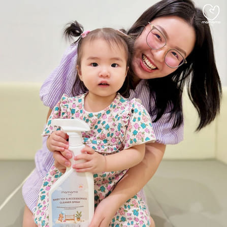 สเปรย์ทำความสะอาดของเล่นและของใช้เด็ก MAMAMO น้ำยาทำความสะอาดอเนกประสงค์ กลิ่นพีช FOOD GRADE 500 ML._7