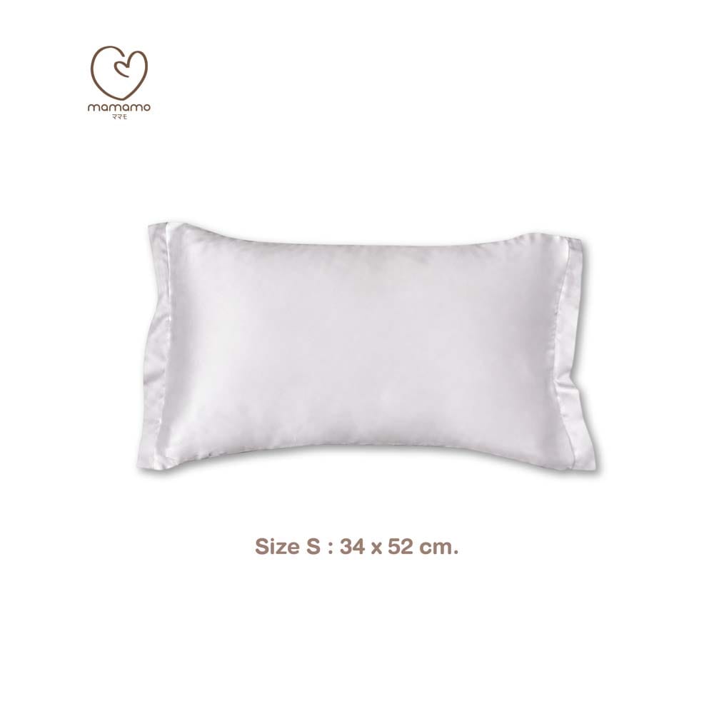 ปลอกหมอนผ้า TENCEL MAMAMO ไซส์ S ขนาด 34X52 ซม. สี COTTON GREY_0
