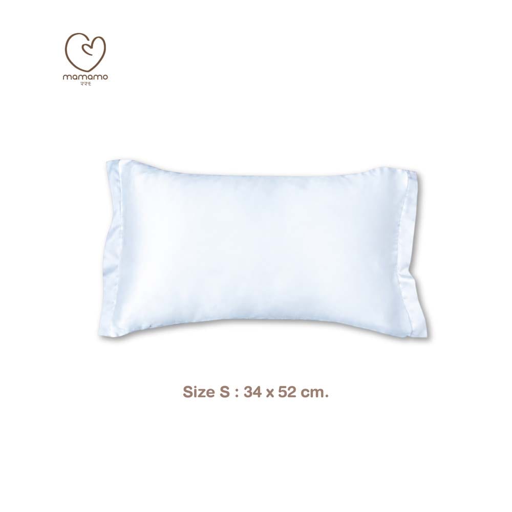 ปลอกหมอนผ้า TENCEL MAMAMO ไซส์ S ขนาด 34X52 ซม. สี BABY BLUE_0