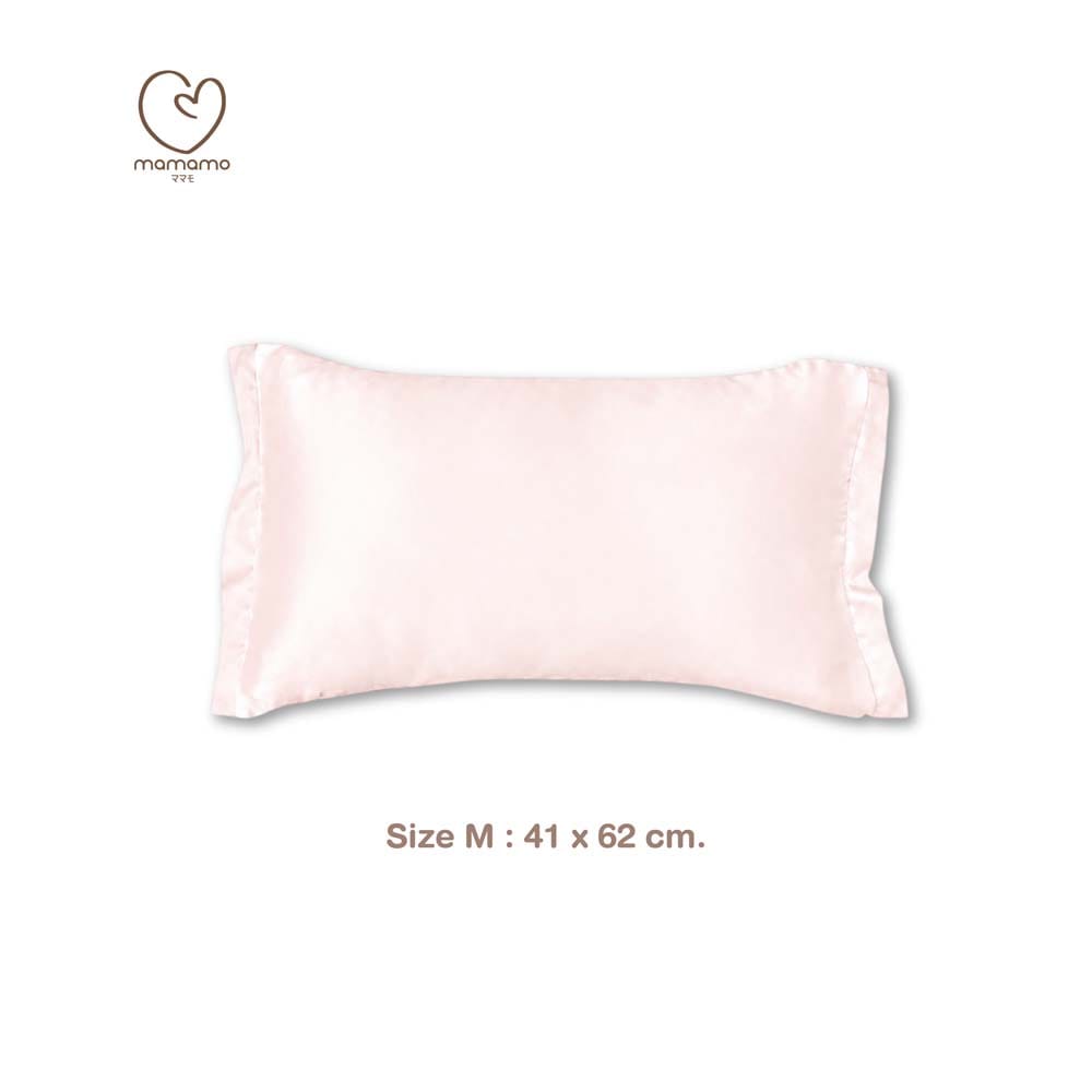 ปลอกหมอนผ้า TENCEL MAMAMO ไซส์ M ขนาด 41X62 ซม. สี MILKY PINK_0