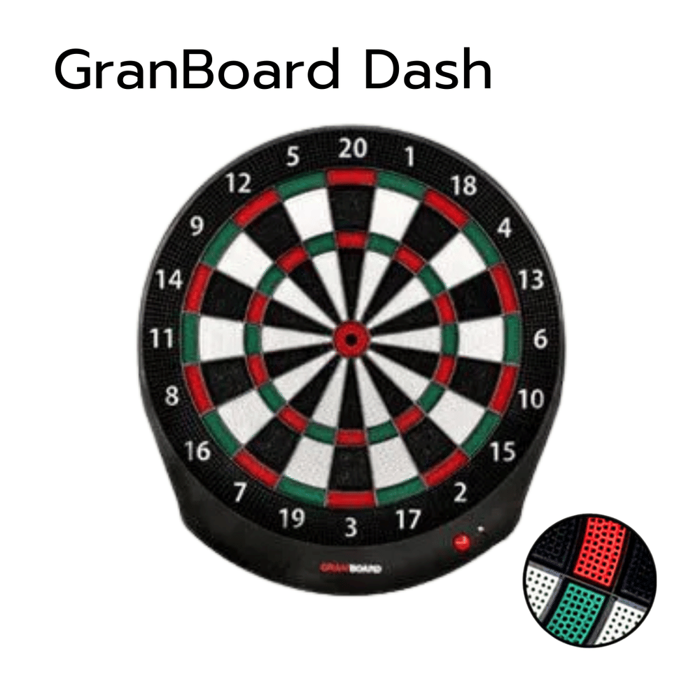 กระดานปาเป้าออนไลน์ GRANBOARD DASH DART BOARD แดง/เขียว