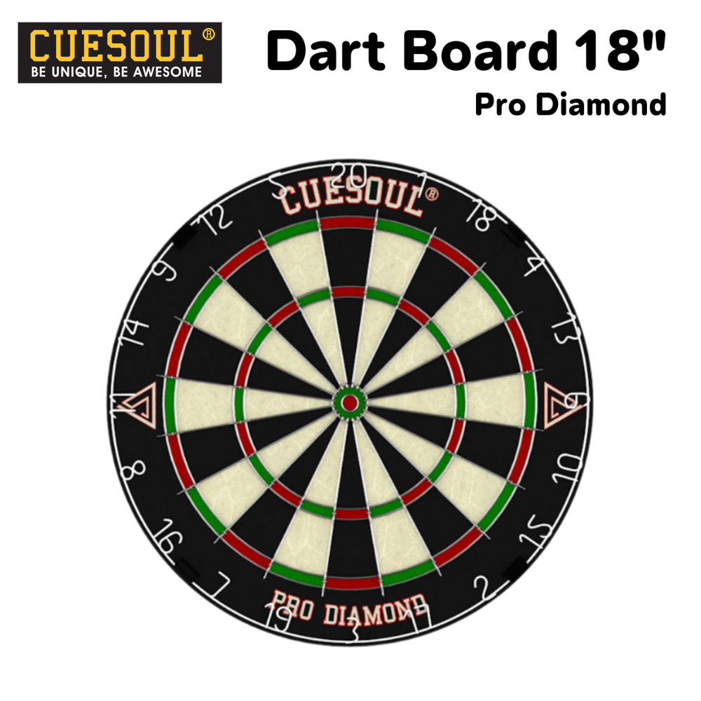 กระดานปาเป้า CUESOUL DARTBOARD รุ่น PRO DIAMOND 18"