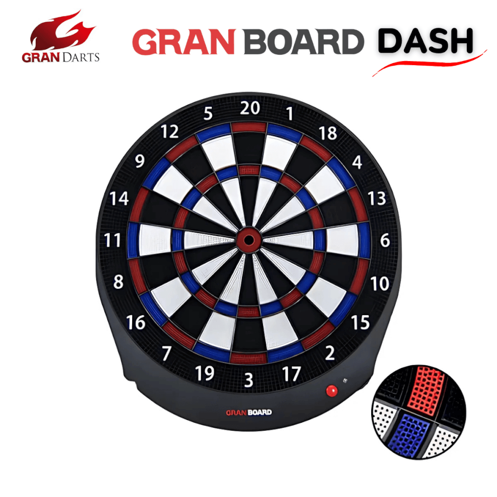 กระดานปาเป้าออนไลน์ GRANBOARD DASH DART BOARD สีน้ำเงิน/แดง