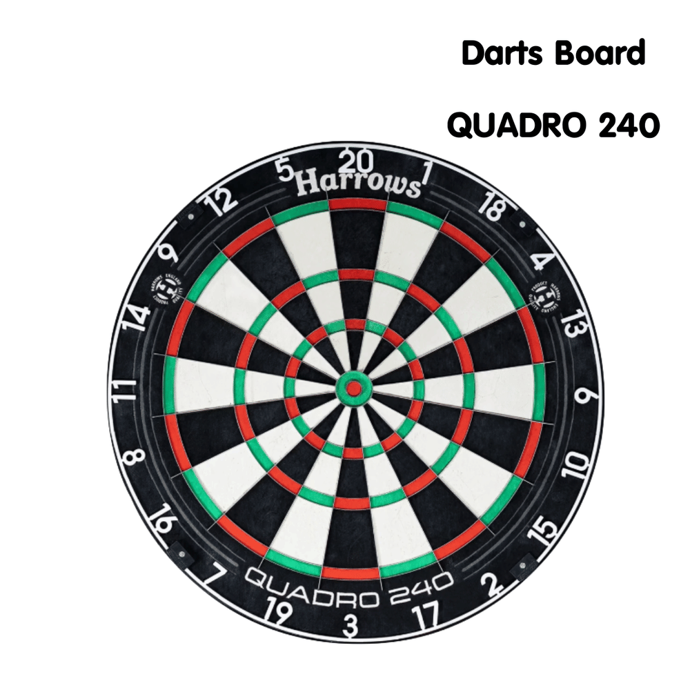 กระดานปาเป้า HARROWS QUADRO 240 DARTBOARD X4 18"
