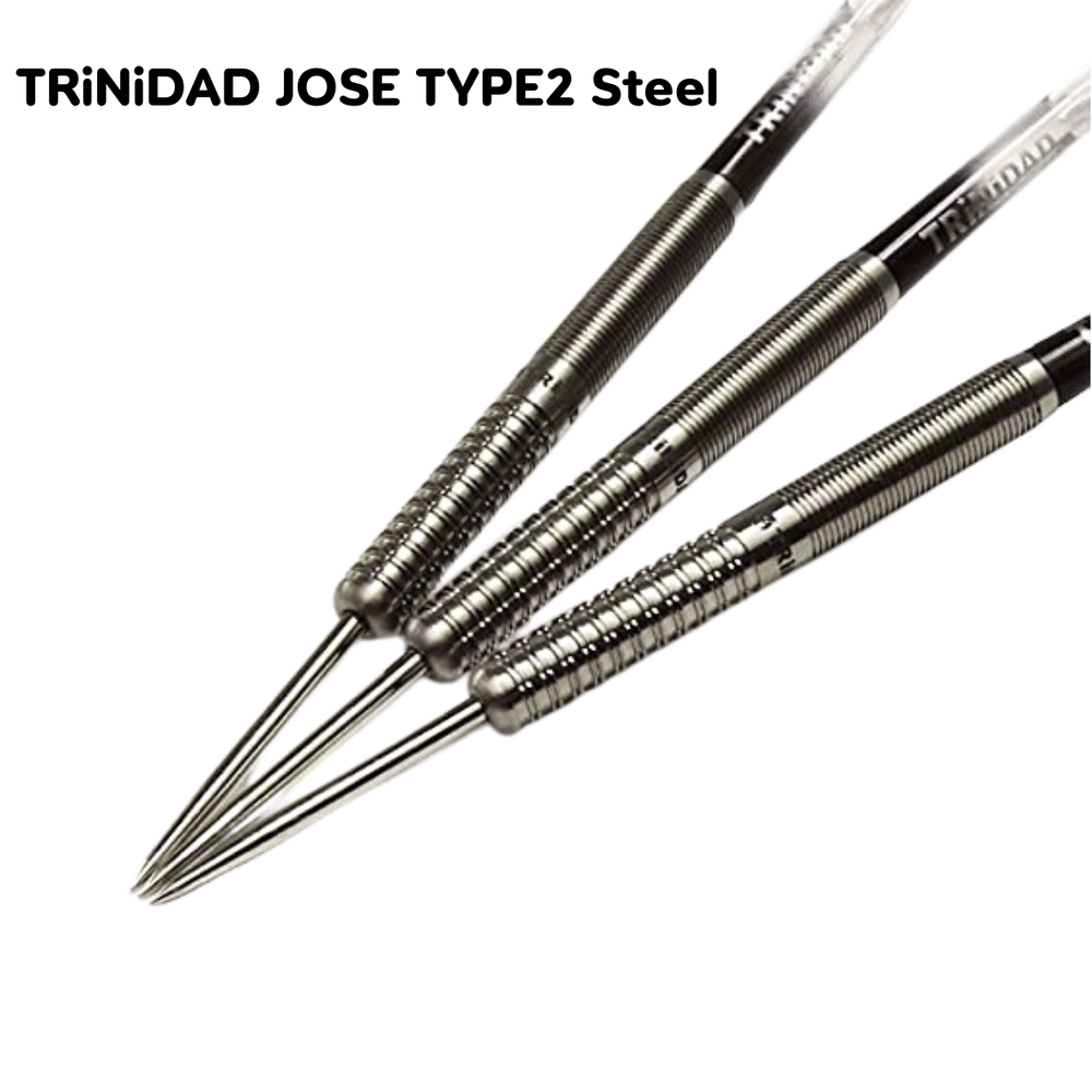 Jose Types ลูกดอกปลายเหล็ก TRINIDAD JOSE TYPE 2 STEEL DARTS 18G