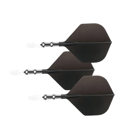 ปีกลูกดอกปาเป้า CUESOUL ROST T19 สีดำ_2