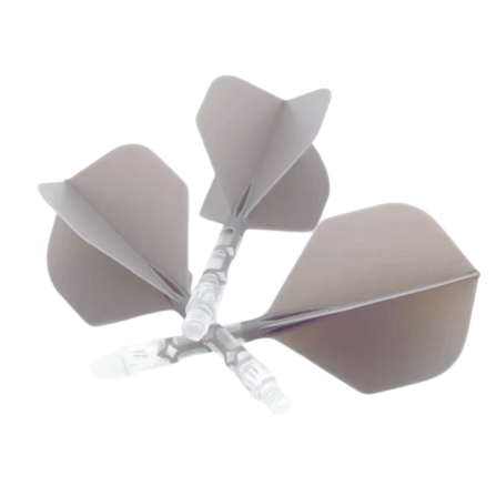ปีกลูกดอกปาเป้า CUESOUL ROST T19 สีเทา_2