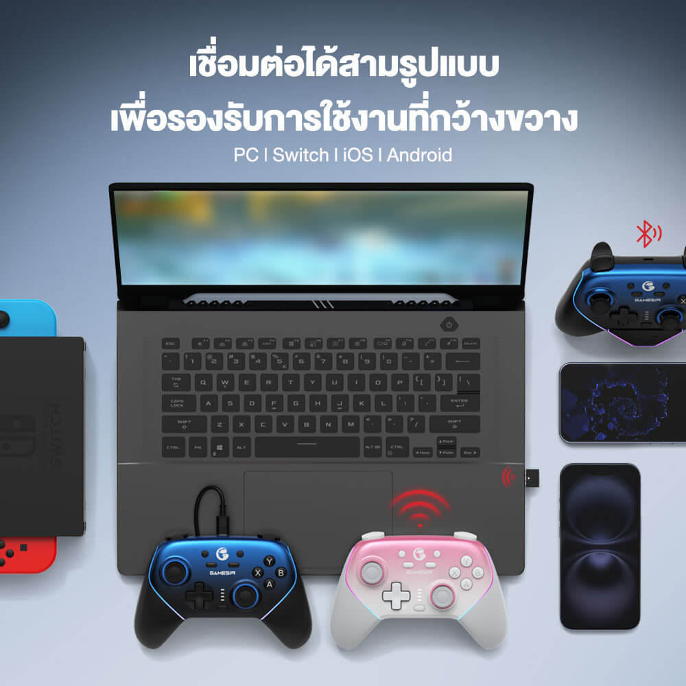 จอยเกมไร้สาย GAMESIR SUPER NOVA - NIGHTFALL BLUE
