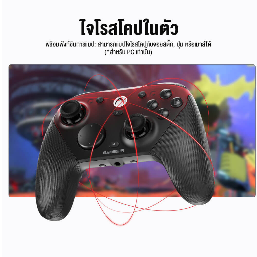 จอยเกมไร้สาย GAMESIR G7 PRO - สีขาว_4