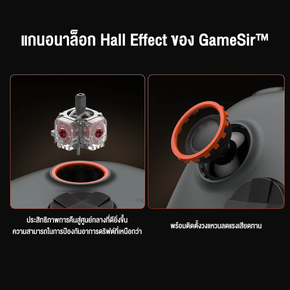จอยเกมไร้สาย GAMESIR NOVA 2 LITE - MIDNIGHT GRAY_5