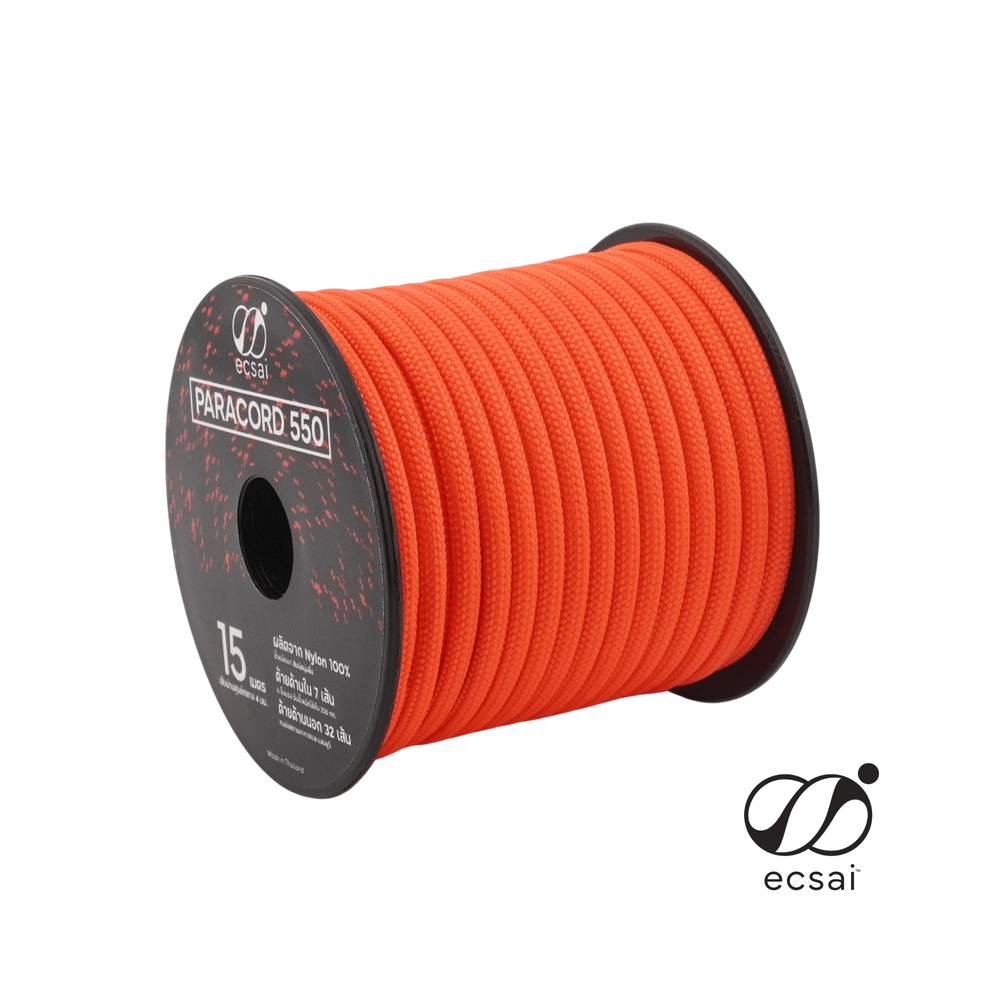 เชือกพาราคอด 550 ECSAI ขนาด 4 มม. ยาว 15 ม. สีส้ม_0