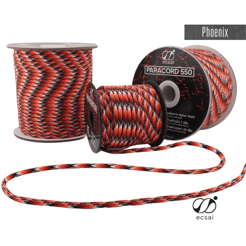 เชือกพาราคอด 550 ECSAI ขนาด 4 มม. ยาว 15 ม. สี PHOENIX