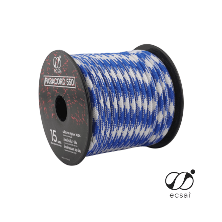 เชือกพาราคอด 550 ECSAI ขนาด 4 มม. ยาว 15 ม. สี SKY BREEZE