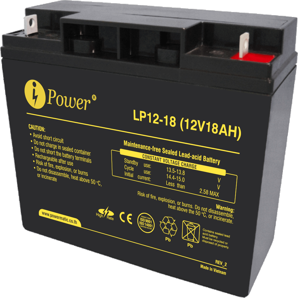 แบตเตอรี่แห้ง IPOWER LP12-18 (12V 18AH)_1
