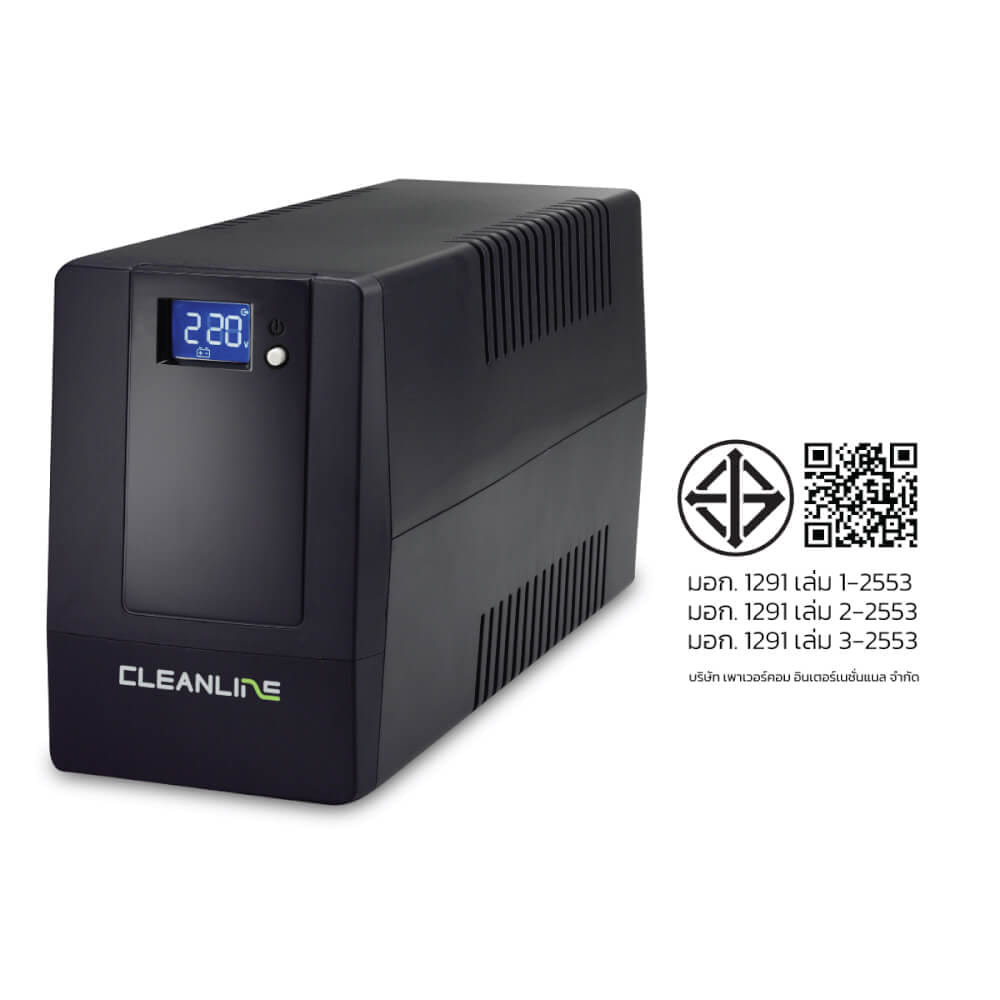 เครื่องสำรองไฟฟ้า CLEANLINE UPS รุ่น CL-1000X 1000VA/500W_3