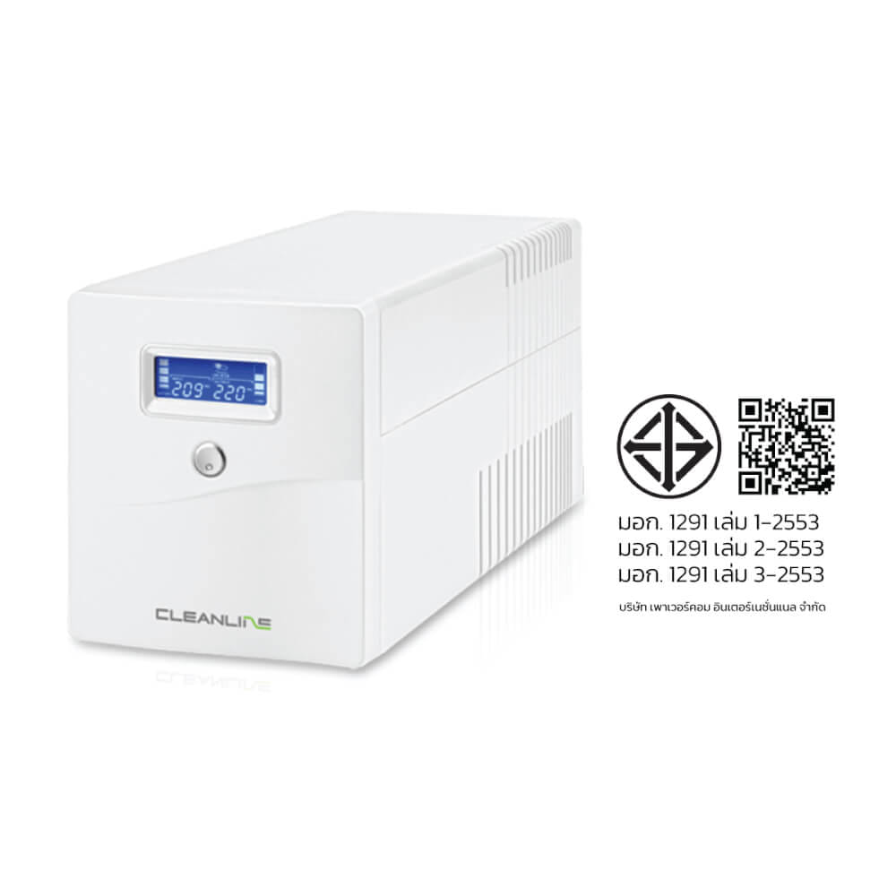 เครื่องสำรองไฟฟ้า CLEANLINE UPS รุ่น D-1150J 1150VA/630W_4