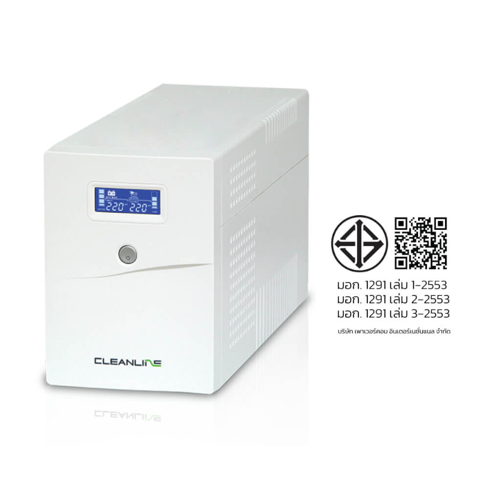 เครื่องสำรองไฟฟ้า CLEANLINE UPS รุ่น D-2000L 2000VA/1200W_7