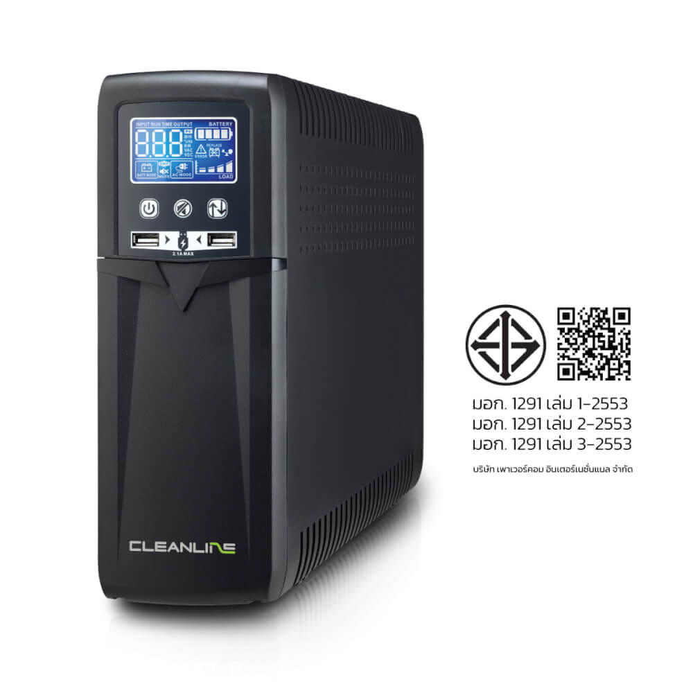 เครื่องสำรองไฟฟ้า CLEANLINE UPS รุ่น PRIME-1500 1500VA/900W_7