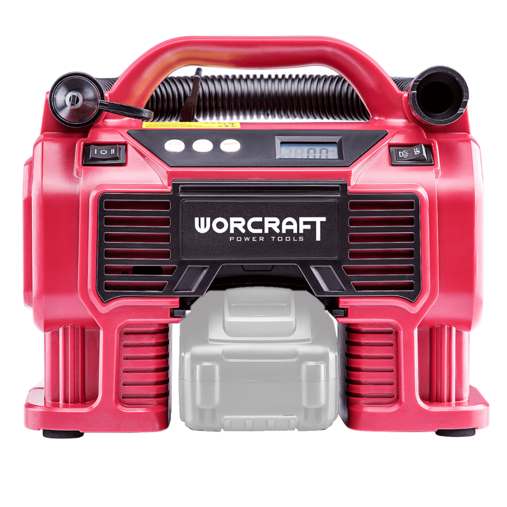 เครื่องสูบลมไร้สาย WORCRAFT รุ่น CAC-S20LIA 20 โวลต์ (พร้อมแบตเตอรี่และแท่นชาร์จ)_5