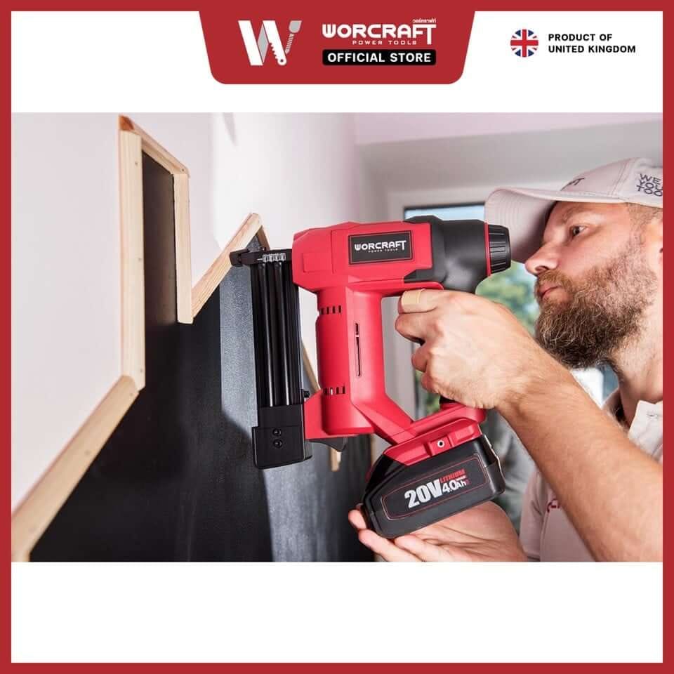 เครื่องยิงตะปูไร้สาย WORCRAFT รุ่น CNS-S20LI (พร้อมแบตเตอรี่และแท่นชาร์จ)_1