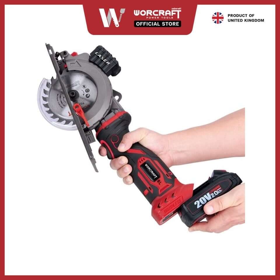 เลื่อยวงเดือนไร้สาย WORCRAFT รุ่น CMCS-S20LIB (พร้อมแบตเตอรี่และแท่นชาร์จ)_1
