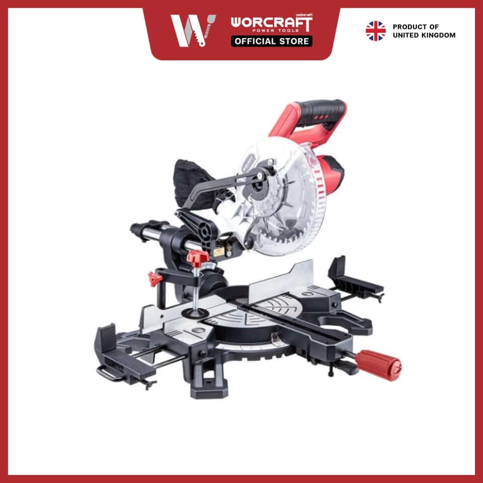 เครื่องเลื่อยองศา WORCRAFT รุ่น CMS-S20LI 20 โวลต์ (พร้อมแบตเตอรี่และแท่นชาร์จ)_1