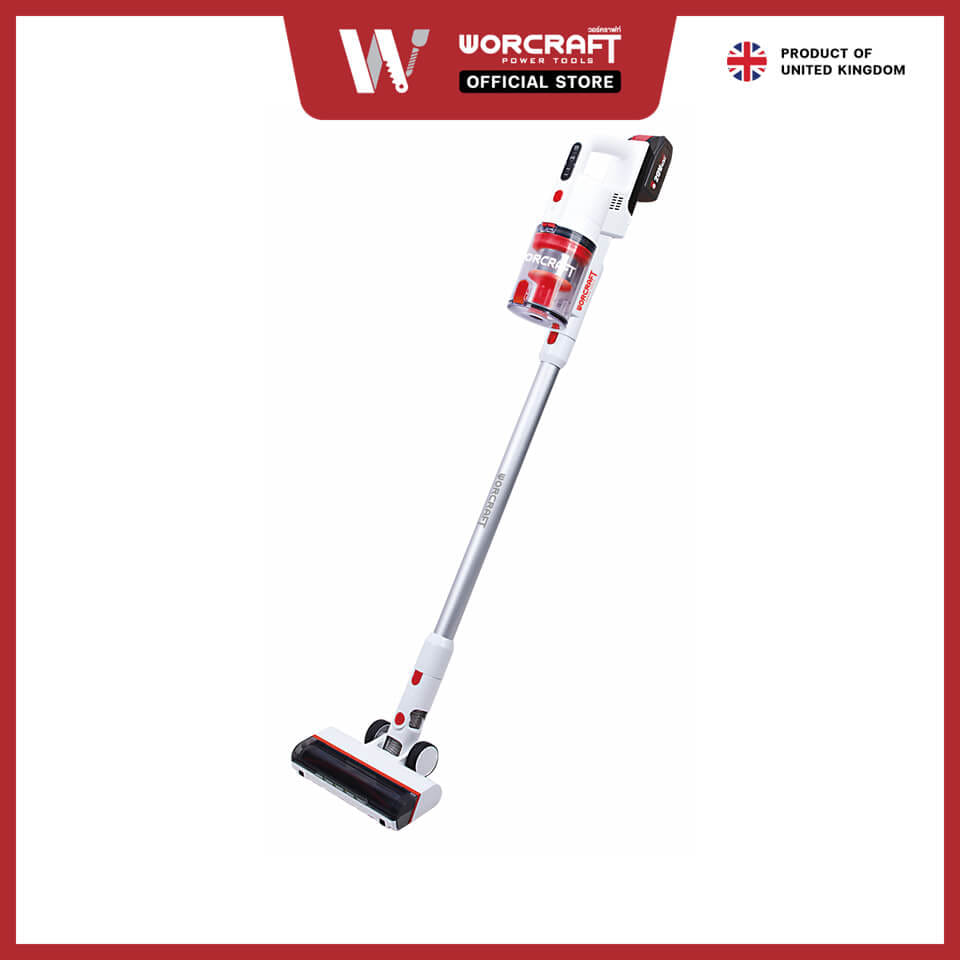 เครื่องดูดฝุ่นไร้สายแบบด้าม WORCRAFT รุ่น CPVC-S20LIBM (พร้อมแบตเตอรี่และแท่นชาร์จ)_1