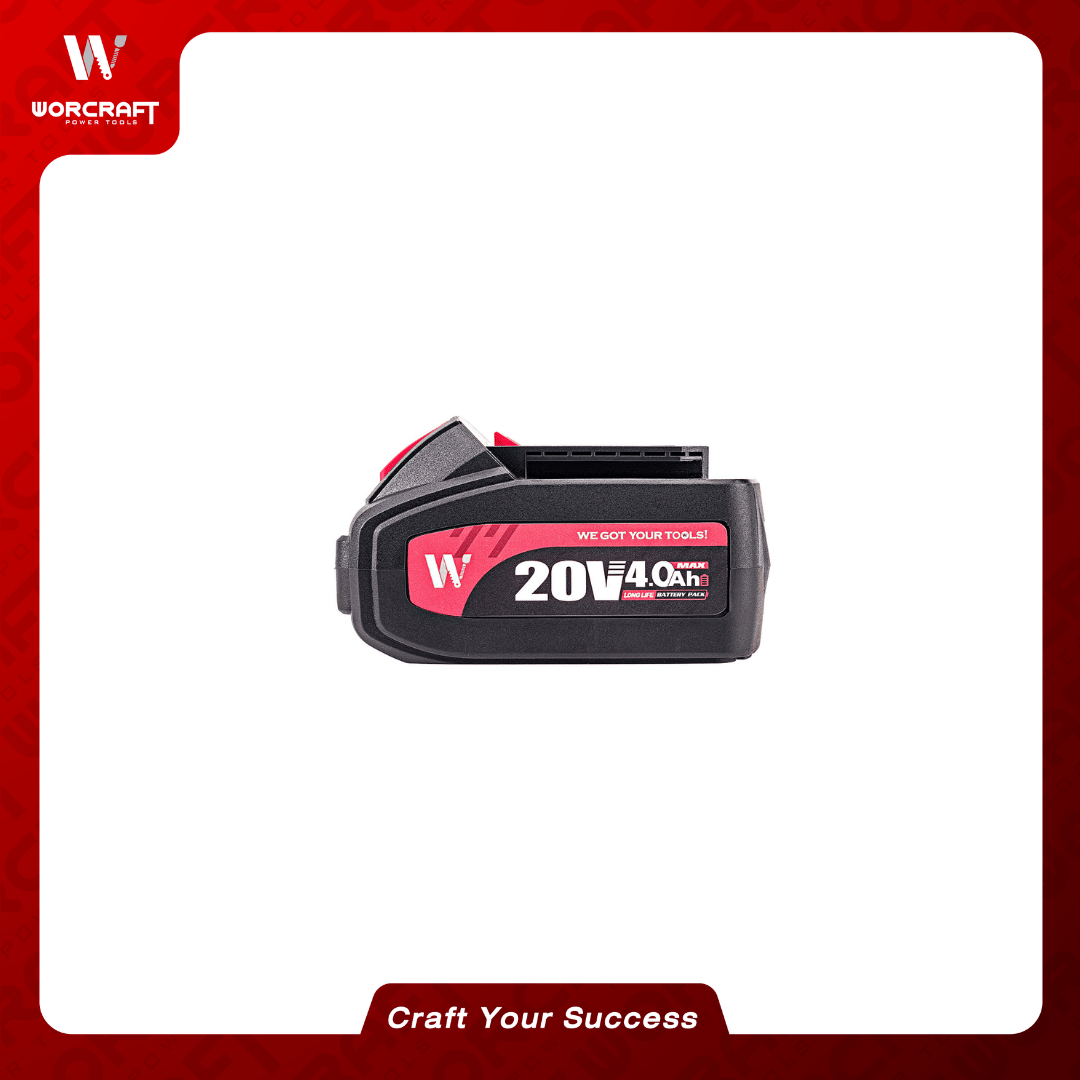 แบตเตอรี่ WORCRAFT รุ่น 4.0 แอมป์ CLB-20V-4.0HC