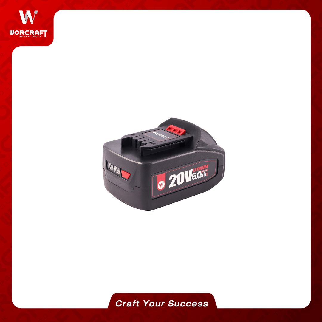 แบตเตอรี่ WORCRAFT รุ่น 6.0 แอมป์ CLB-20V-6.0HC_1