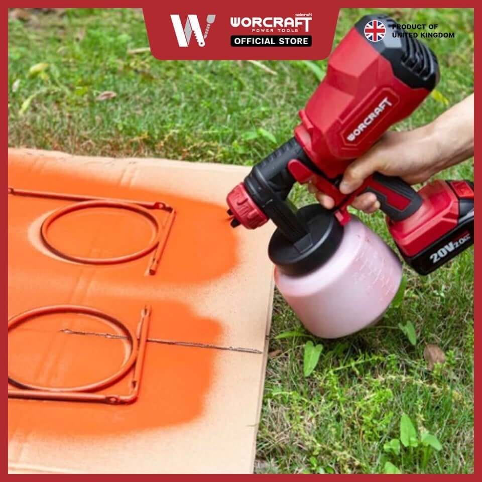 เครื่องพ่นสีไร้สาย WORCRAFT รุ่น CSG-S20LIA (พร้อมแบตเตอรี่และแท่นชาร์จ)_2