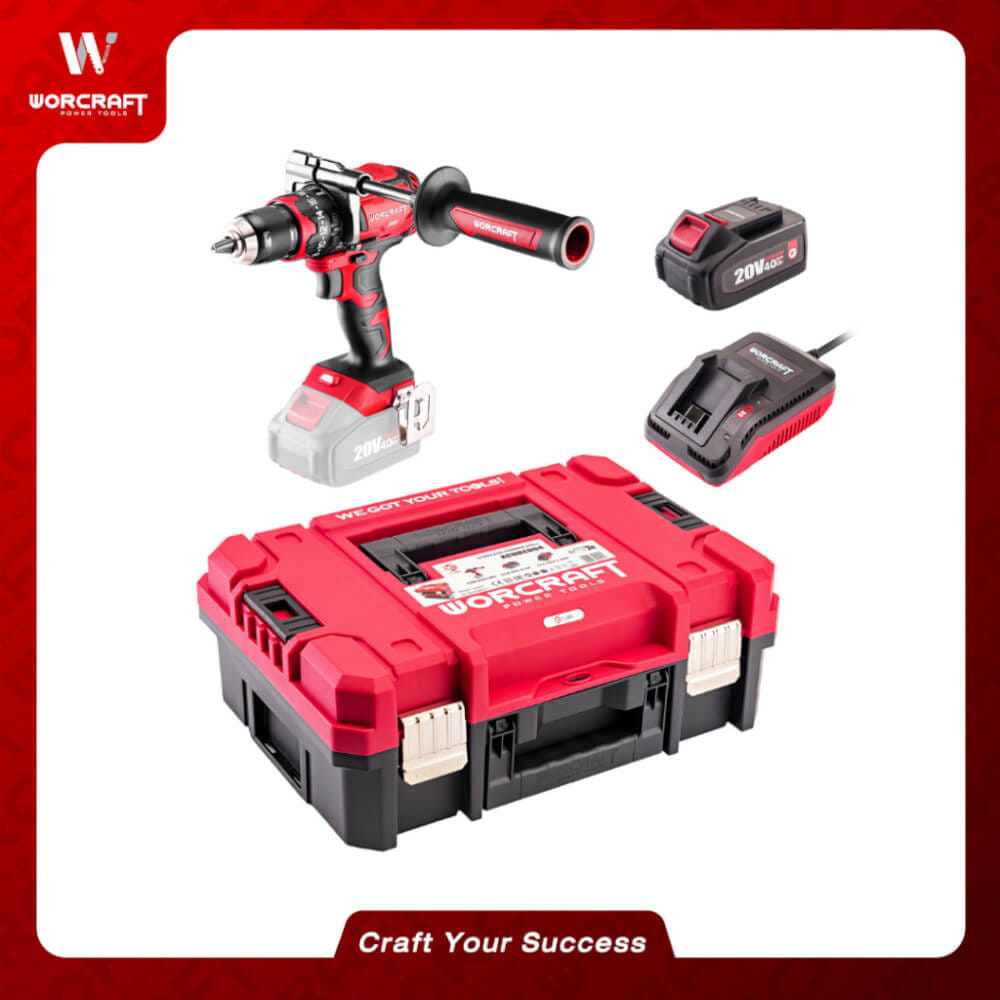 สว่านไร้สาย WORCRAFT รุ่น XCUBE004_3