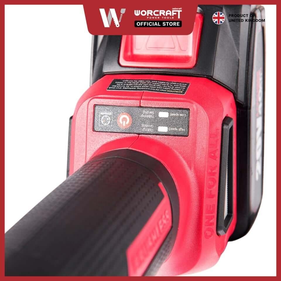 เครื่องเจียรไร้สาย WORCRAFT รุ่น CAG-S20LIBH-100 (พร้อมแบตเตอรี่และแท่นชาร์จ)_5