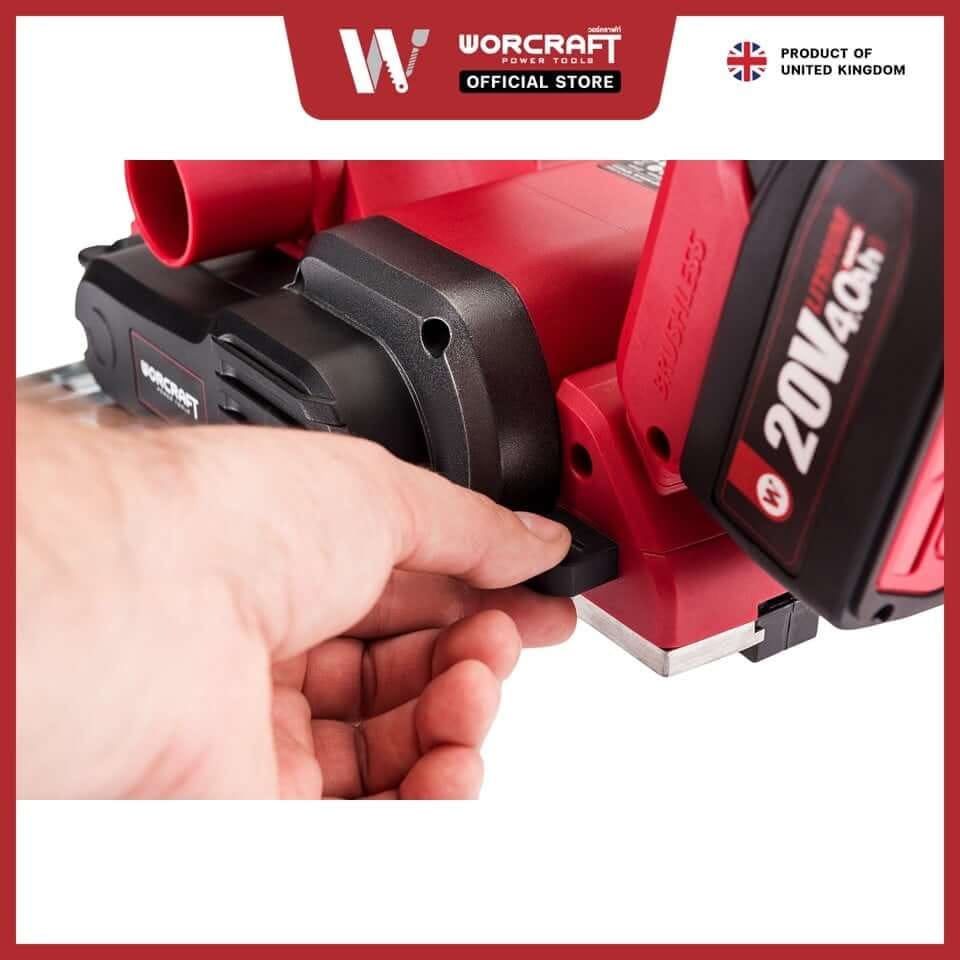 กบไสไม้ไร้สาย WORCRAFT รุ่น CEP-S20LIB (พร้อมแบตเตอรี่และแท่นชาร์จ)_5